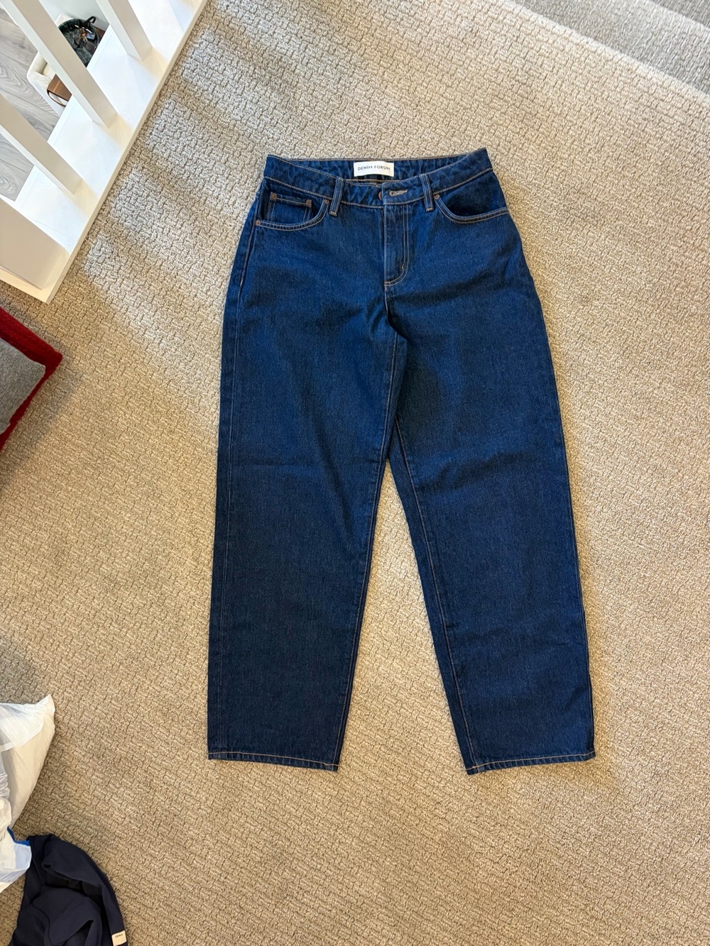Aritzia denim forum Kai mid rise baggy jean